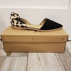 Gee Wawa leather D'orsay flats sz 9